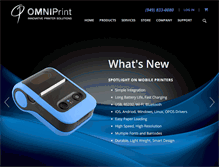 Tablet Screenshot of omniprintinc.com